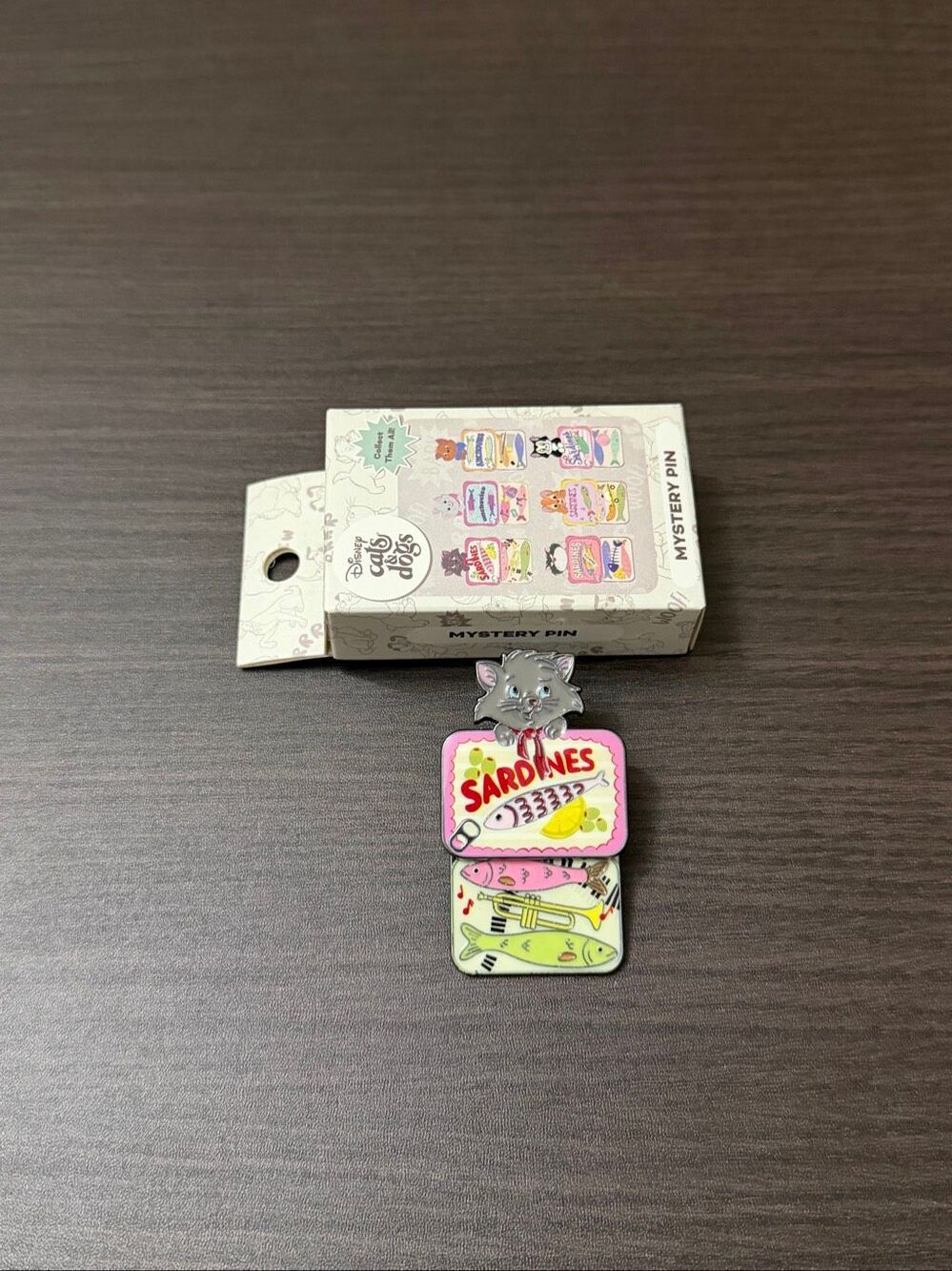 Disney Cats Sardine Blind Box Enamel Pin - Berlioz